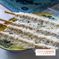 Café Ginori à Paris - tea time et apéritivo Place Vendôme - gressin parmigiano