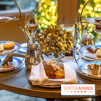 Le tea time de Noël du Crillon 2024 par Matthieu Carlin