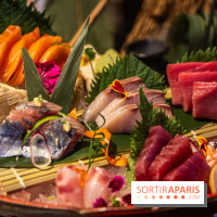 Pink Koï Paris - restaurant japonais -  sashimis