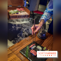 Pink Koï Paris - restaurant japonais - Wagyu sushi