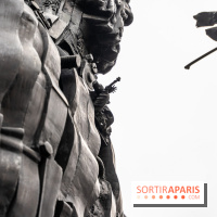 Le Centaure de César à Paris et sa statue de la Liberté miniature