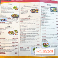 Pho Bida, le restaurant vietnamien  - carte-menu