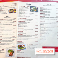 Pho Bida, le restaurant vietnamien  - carte-menu