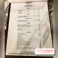 SENsation restaurant Paris 11e par Samuel Lee - carte - menu