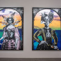 Raphaël Barontini : l'artiste au cœur d'une expo mode au Palais de Tokyo - DSC 2341