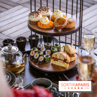 Le tea time éphémère face à la Tour Eiffel au Pullman - A7C02504