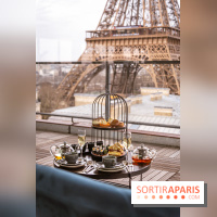 Le tea time éphémère face à la Tour Eiffel au Pullman - A7C02486