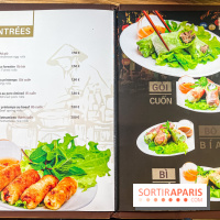 Ngoc Xuyen Saigon, le restaurant vietnamien du 13e aux bons pho et soupes de nouilles - menu 