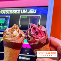 Gamebar î-cone-ique : un pop up hybride entre bar à glaces & bar à jeux d'arcade à Paris