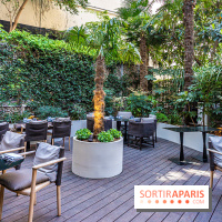 Pimpan, nouveau restaurant à Paris dans le Quartier Latin – Cuisine française moderne à Dame des Arts - terrasse