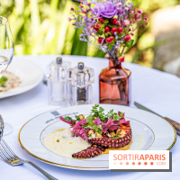 Terrasse de l'Hôtel Particulier, le jardin verdoyant au cœur de Montmartre - photo