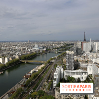 Ballon de Paris au parc André-Citroën : nos photos du vol à bord de l'aéronef -  visuel Paris - vue aérienne Paris - vue toit Paris