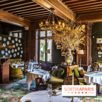 Les Chasses, le restaurant insolite avec une superbe terrasse à l'Abbaye des vaux de Cernay dans les Yvelines