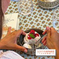 La terrasse estivale du Printemps Haussmann 2025 avec vue sur Paris et la Tour Eiffel  - image00014