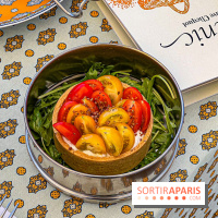 La terrasse estivale du Printemps Haussmann 2025 avec vue sur Paris et la Tour Eiffel  - image00042