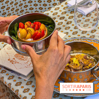 La terrasse estivale du Printemps Haussmann 2025 avec vue sur Paris et la Tour Eiffel  - image00046