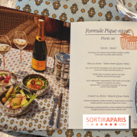 La terrasse estivale du Printemps Haussmann 2025 avec vue sur Paris et la Tour Eiffel  - image00053