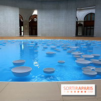 Clinamen, nos photos de l'une installation aquatique et musicale à la Bourse de Commerce - Clinamen Bourse de Commerce 3