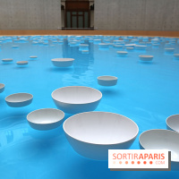 Clinamen, nos photos de l'une installation aquatique et musicale à la Bourse de Commerce - Clinamen Bourse de Commerce 4
