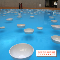 Clinamen, nos photos de l'une installation aquatique et musicale à la Bourse de Commerce - Clinamen Bourse de Commerce 9