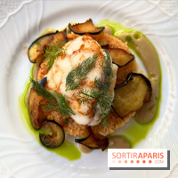 Patio terrasse La Réserve Paris - Lotte et quinoa