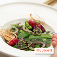 Maison Delano restaurant et terrasse cachée Paris 8e - Jardin des pois