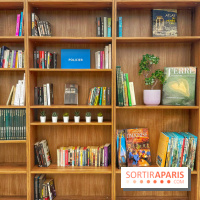 Bibliothèque et boite à livres géante à ciel ouvert