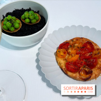 Geoélia - Tarte fine tomates, tartelette petits pois
