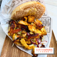 Ti Dodo Gourmand - Sandwich dipain rond poulet