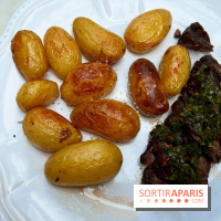 Le Sand - Onglet de boeuf chimichurri