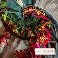 Paris Design Week 2025: une œuvre textile s'invite dans la Colonne de Juillet, place de la Bastille - IMG 7303 jpg