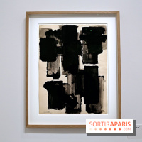Pierre Soulages : nos photos de son exposition et de ses peintures sur papier à voir au Musée du Luxembourg 