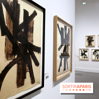 Pierre Soulages : nos photos de son exposition et de ses peintures sur papier à voir au Musée du Luxembourg 