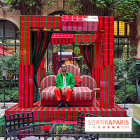 Plaza Athénée : une installation design XXL gratuite signée Uchronia exposée dans la cour du palace - 2