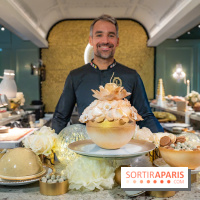 Les bûches et créations de Noël et fêtes de Ladurée 2025
