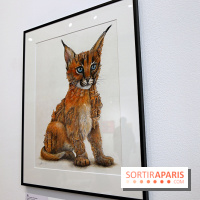 Ardif : nos photos de son exposition 'Felines Mechanimal' 