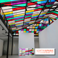 Daniel Buren et Miles Greenberg, nos photos de l'expo au Reiffers Art Inititiatives à Paris