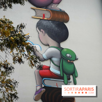 Seth, les photos de son œuvre murale à Belleville 