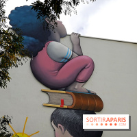 Seth, les photos de son œuvre murale à Belleville