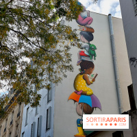 Seth, les photos de son œuvre murale à Belleville 