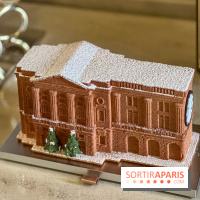 La Bûche de Noël 2025 de l'Hôtel de Crillon par Matthieu Carlin : le palace ... à croquer !