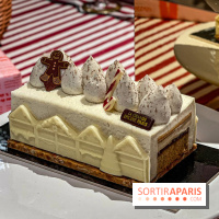Bûches de Noël 2025 de La Grande Epicerie de Paris : trois gâteaux dans l'esprit des marchés de Noël