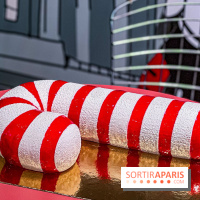 Candy Cake, la Bûche de Noël 2025 du Printemps Haussmann par Bryan Esposito, clin d'œil à New-York - IMG 9522