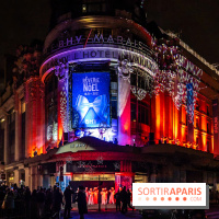 Inauguration des vitrines de Noël du BHV Marais à Paris 2025 avec Vincent Niclo et Vitaa - photos - A7C01334