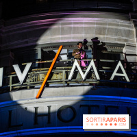 Inauguration des vitrines de Noël du BHV Marais à Paris 2025 avec Vincent Niclo et Vitaa - photos - A7C01352