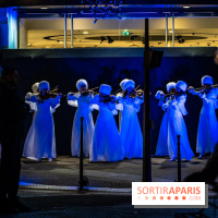 Inauguration des vitrines de Noël du BHV Marais à Paris 2025 avec Vincent Niclo et Vitaa - photos