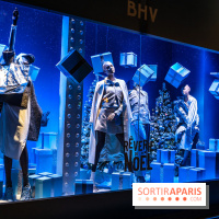 Inauguration des vitrines de Noël du BHV Marais à Paris 2025 avec Vincent Niclo et Vitaa - photos - A7C01500