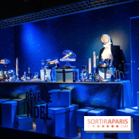 Inauguration des vitrines de Noël du BHV Marais à Paris 2025 avec Vincent Niclo et Vitaa - photos - A7C01505