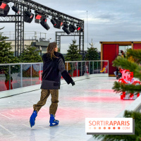 Noël 2025 aux Galeries Lafayette Haussmann : une patinoire éphémère sur les toits de Paris