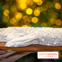 Le tea time de Noël du George V 2025, les photos - buche de noël